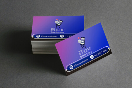 Cartão de visita Iphone Seminovos